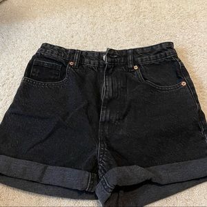 NWOT Zara high waisted mom jean shorts